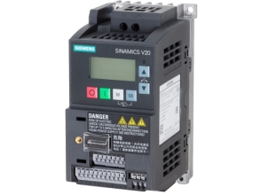 SINAMICS V20 1-AC Rated power 0.37 kW (Integrated filter) SINAMICS V20 1-AC Rated power 0.37 kW (Integrated filter)