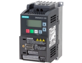 SINAMICS V20 1AC Rated power 0.55 kW (Integrated filter) SINAMICS V20 1AC Rated power 0.55 kW (Integrated filter)