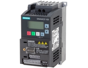 SINAMICS V20 1AC Rated power 0.75/1 PS (Integrated filter) SINAMICS V20 1AC Rated power 0.75/1 PS (Integrated filter)