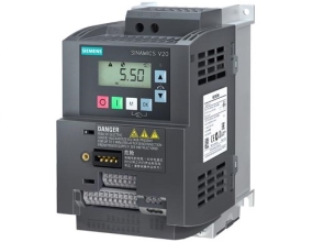 SINAMICS V20 1 AC Rated power 1.1 kW (Integrated filter) SINAMICS V20 1 AC Rated power 1.1 kW (Integrated filter)