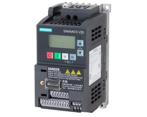 SINAMICS V20 1AC  Rated power 0.12 kW (unfiltered)