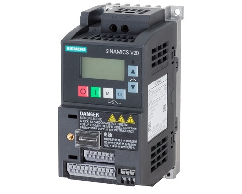 SINAMICS V20 1AC Rated power 0.37 kW (Unfiltered)