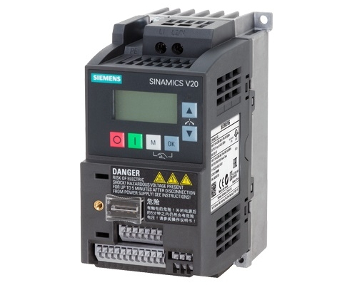 SINAMICS V20 1AC Rated power 0.75/1 PS (Integrated filter)
