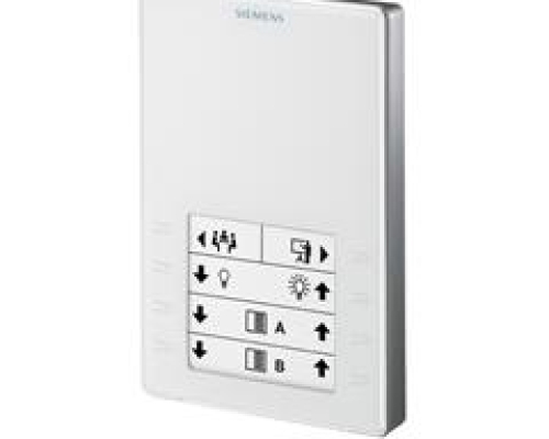 Bộ điều khiển phòng KNX với cảm biến nhiệt độ, cấu hình phím cảm ứng, LED Màn hình, Trắng